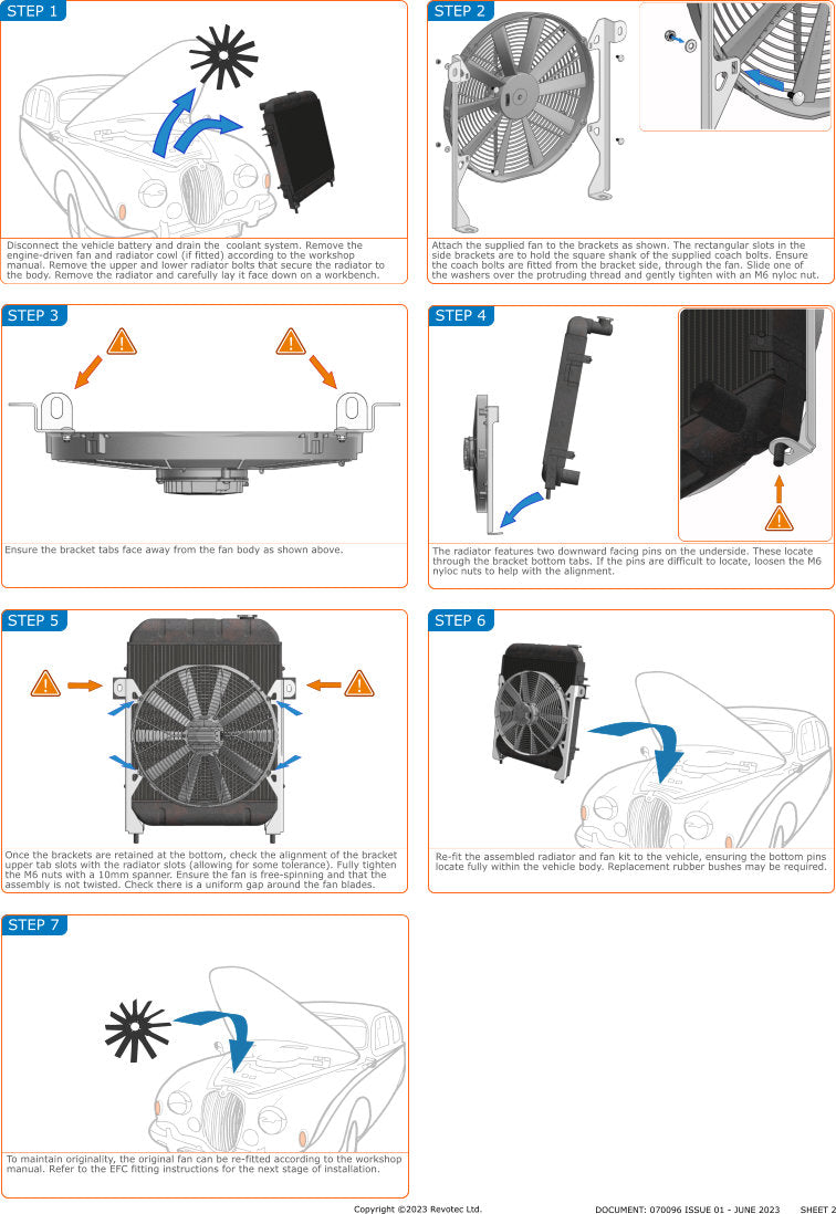 Jaguar MK1 Cooling Kit