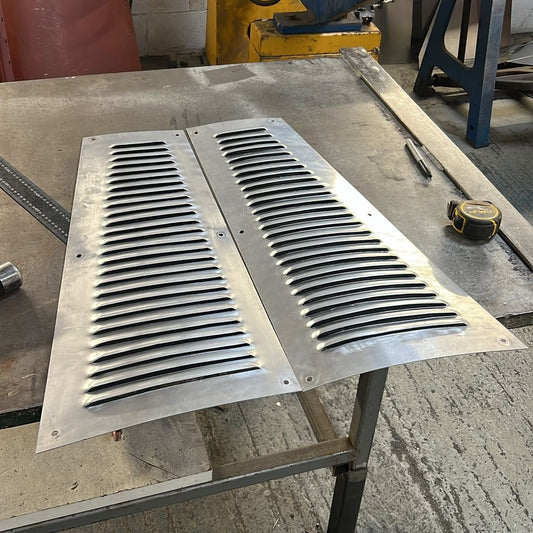 Louvers for Jaguar Aluminium Bonnet