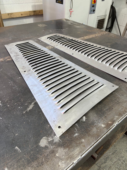 Louvers for Jaguar Aluminium Bonnet